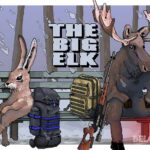 The Big Elk art logo wallpaper