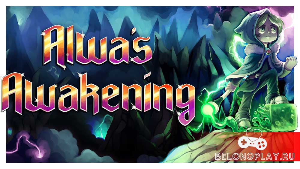 Alwa's Awakening game cover art logo wallpaper