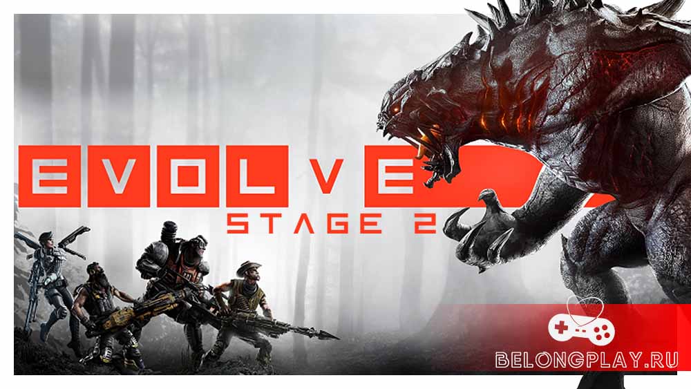 Evolve Stage 2 game art logo wallpaper cover