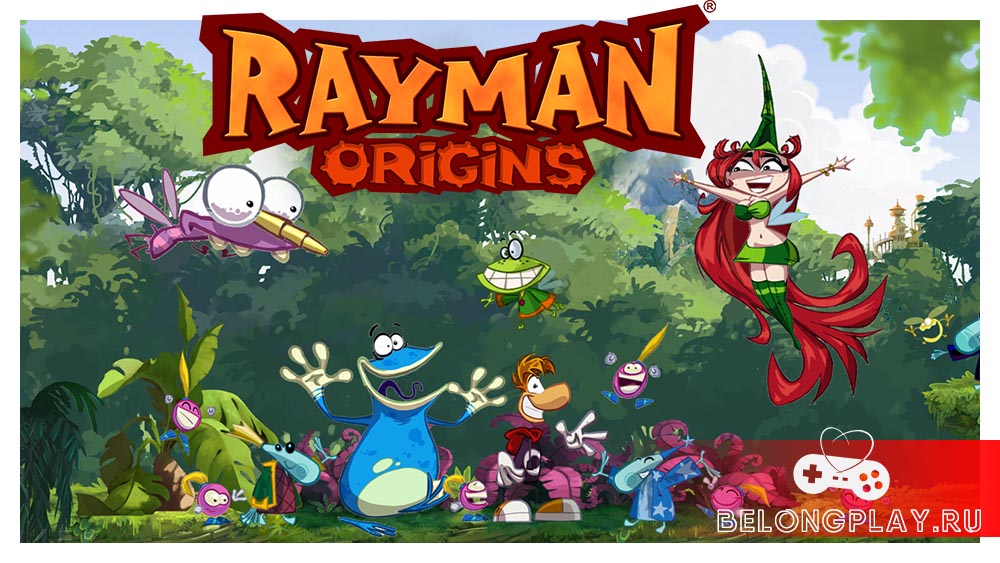 Rayman Origins art logo wallpaper