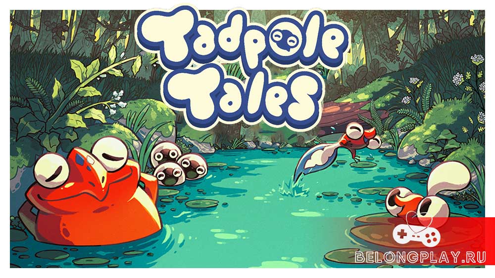 Tadpole Tales logo art wallpaper