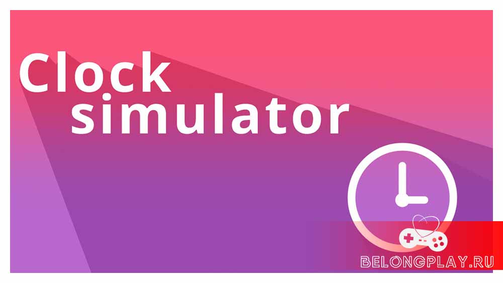 Clock Simulator game art logo wallpaper