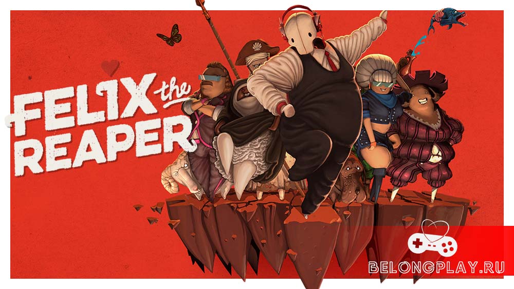 Felix the Reaper game cover art logo wallpaper