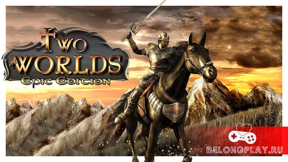Two Worlds game logo epic edition wallpaper cover art