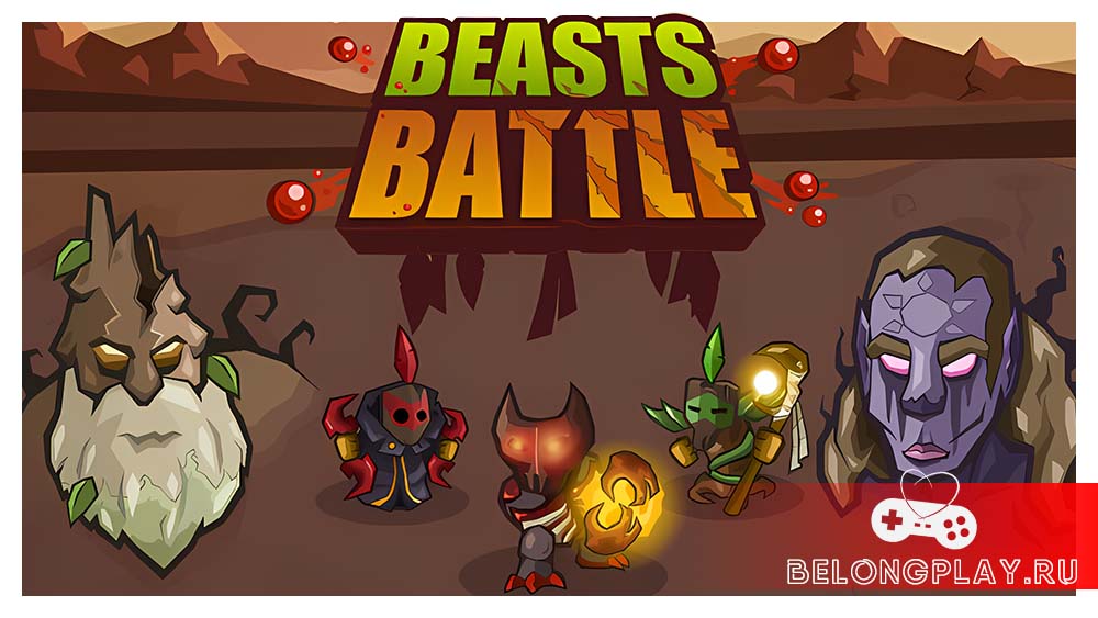 Beasts Battle game cover art logo wallpaper
