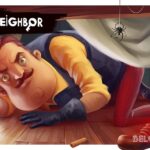 Hello Neighbor game cover art logo wallpaper