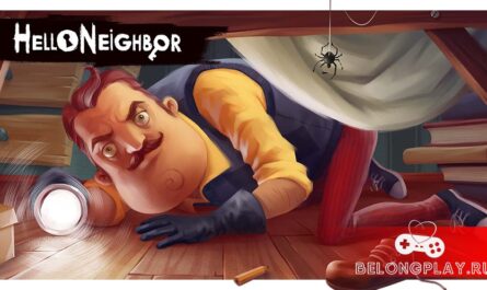 Hello Neighbor game cover art logo wallpaper