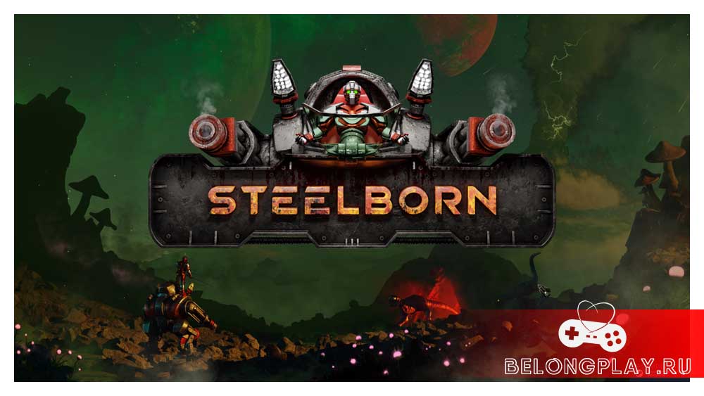 Steelborn art logo wallpaper game cover