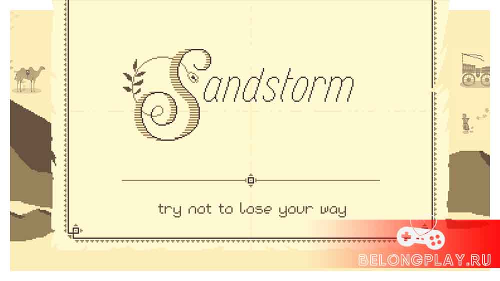 Sandstorm game art logo wallpaper