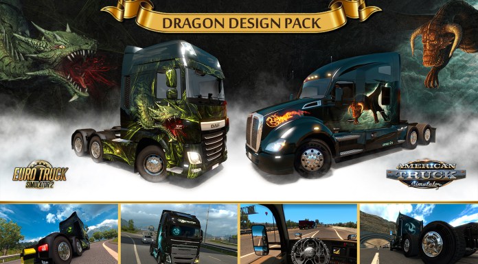 Dragon Truck Design DLC game art logo