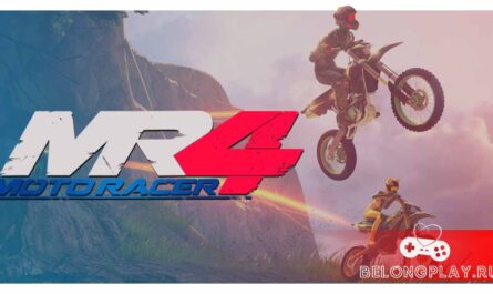 Moto Racer 4 game cover art logo wallpaper