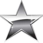 silver star game art logo