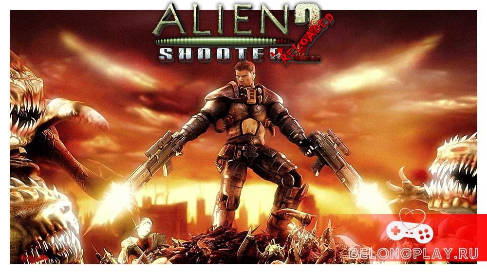 Alien Shooter 2: Reloaded art logo wallpaper