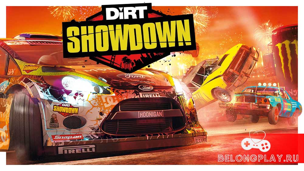 DiRT Showdown game art logo wallpaper cover