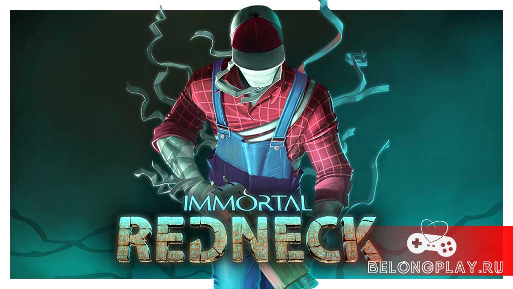Immortal Redneck art logo wallpaper game