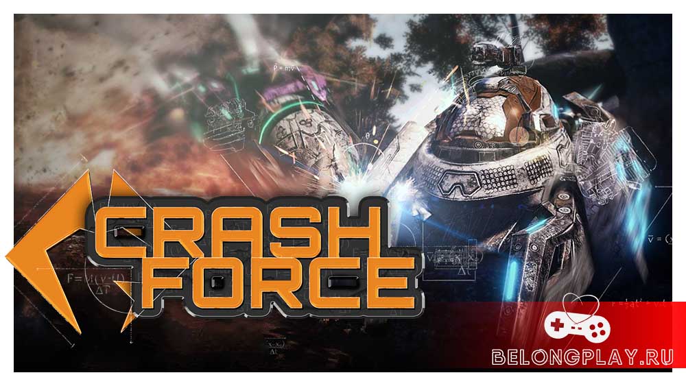 Crash Force game cover art logo wallpaper