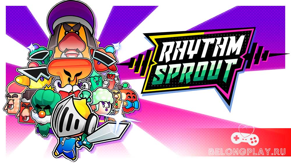 Rhythm Sprout: Sick Beats & Bad Sweets game cover art logo wallpaper
