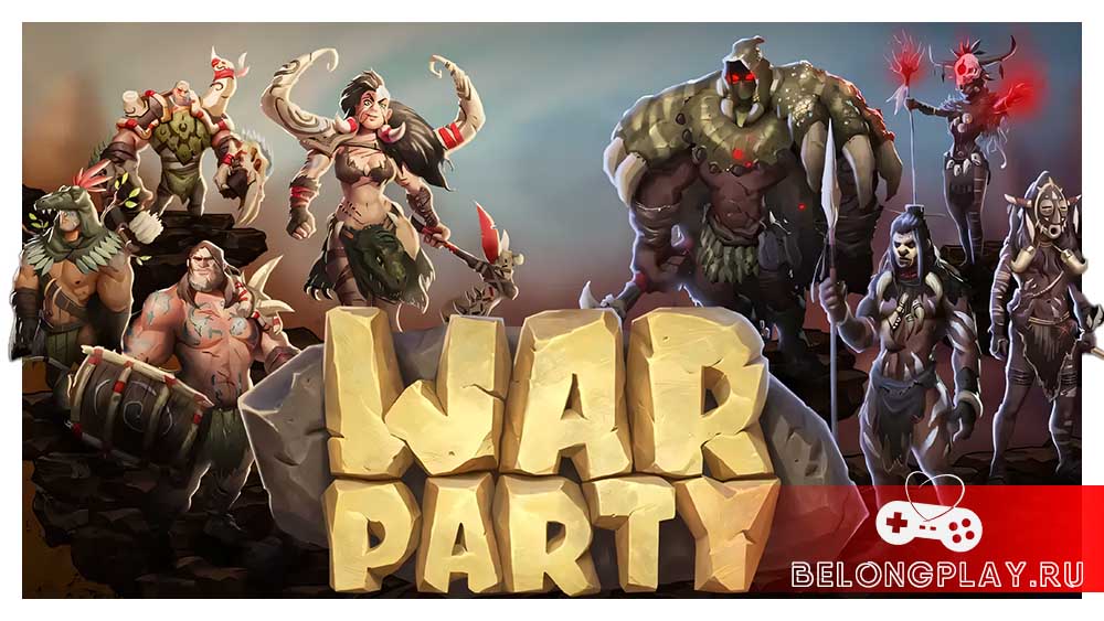 War Party game cover art logo wallpaper