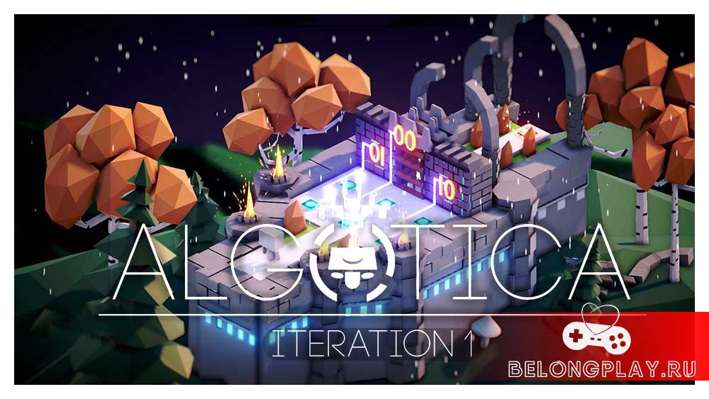 Algotica Iterations game cover logo wallpaper
