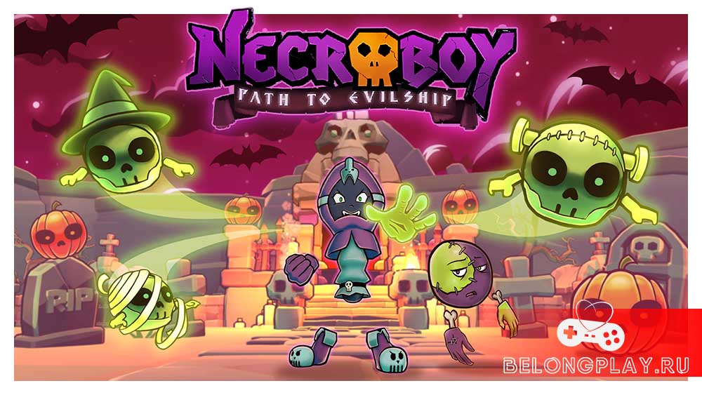 NecroBoy: Path to Evilship game cover art logo wallpaper