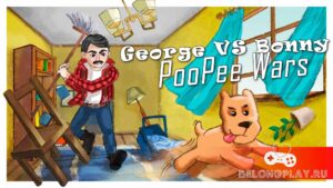 Игра George VS Bonny PP Wars (PooPee Wars): о любви к животным и чистоте