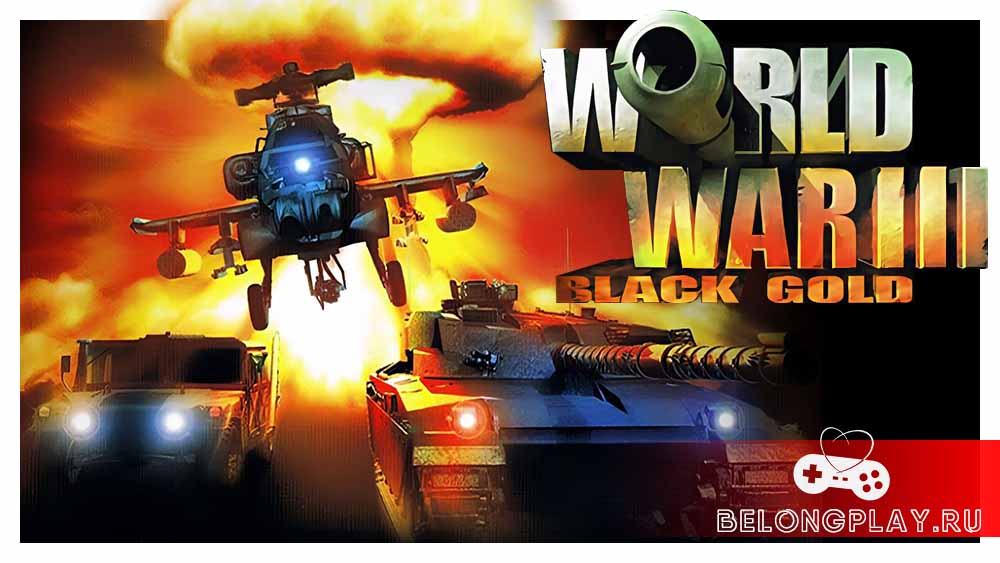 World War III: Black Gold game art logo wallpaper cover