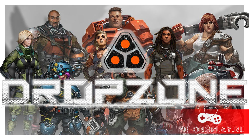 Dropzone game cover art logo wallpaper