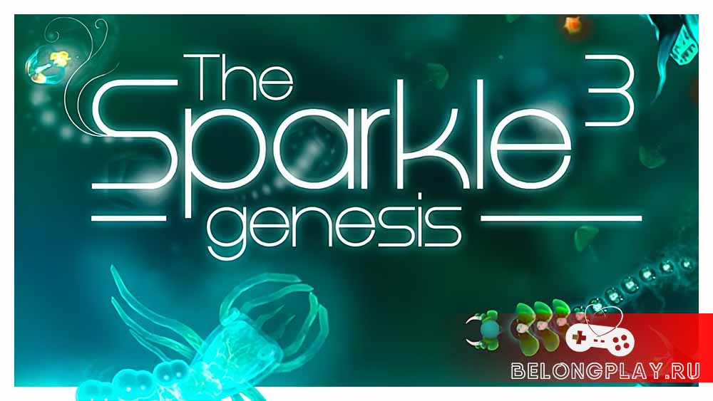 SPARKLE 3 Genesis game cover art logo wallpaper