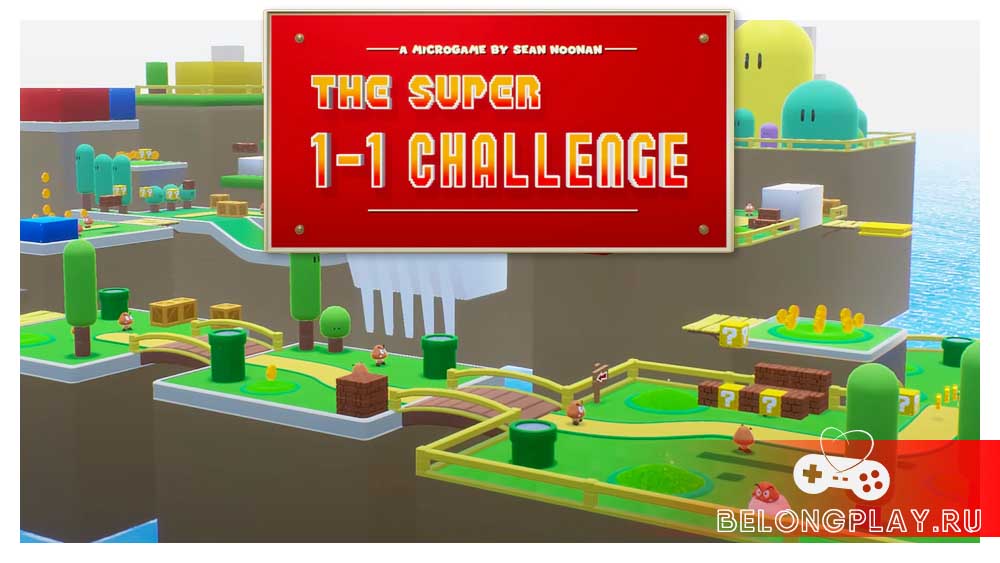The Super 1-1 Challenge game art logo wallpaper