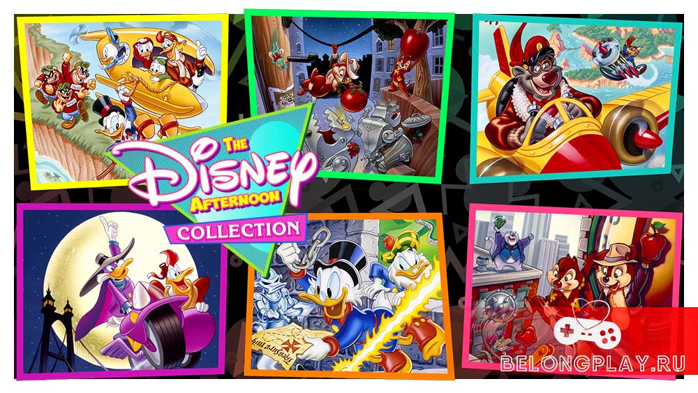The Disney Afternoon Collection game art cover logo wallpaper
