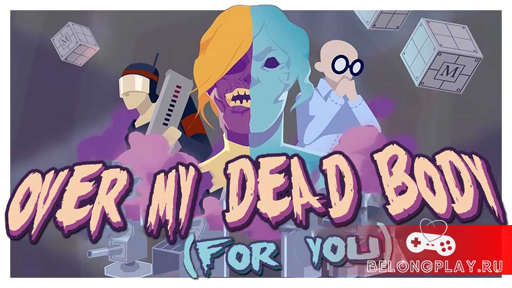 Over My Dead Body game cover art logo wallpaper