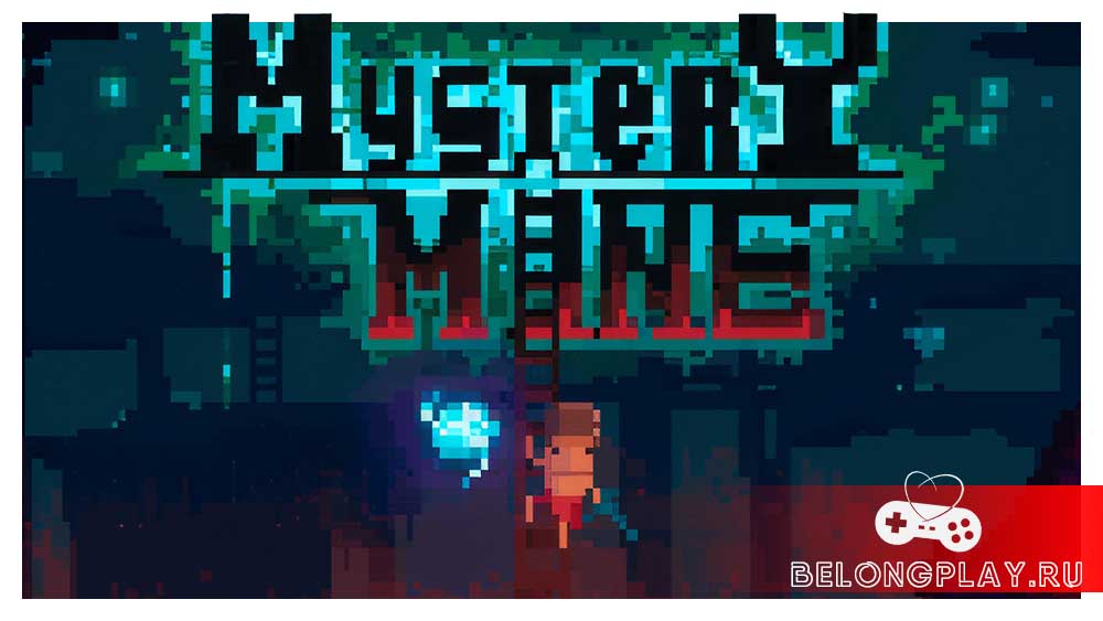 Mystery Mine game cover art logo wallpaper
