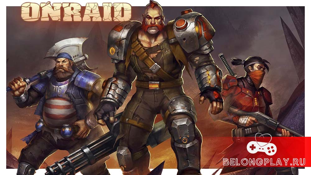 ONRAID game cover art logo wallpaper