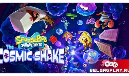 SpongeBob SquarePants: The Cosmic Shake game cover art logo wallpaper