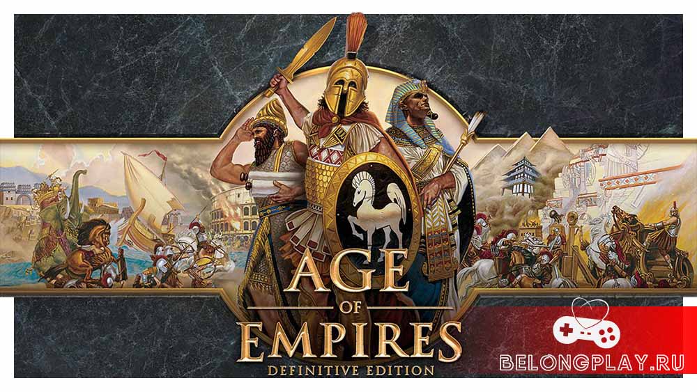 Age of empires definitive edition art cover game logo wallpaper