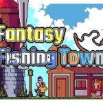 Fantasy Fishing Town art logo wallpaper game