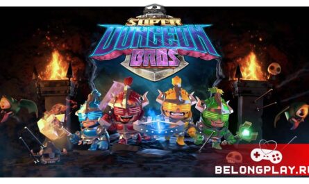 Super Dungeon Bros game cover art logo wallpaper