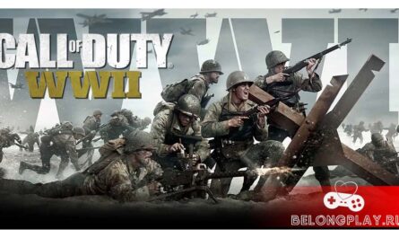 Call of Duty: WWII game cover art logo wallpaper