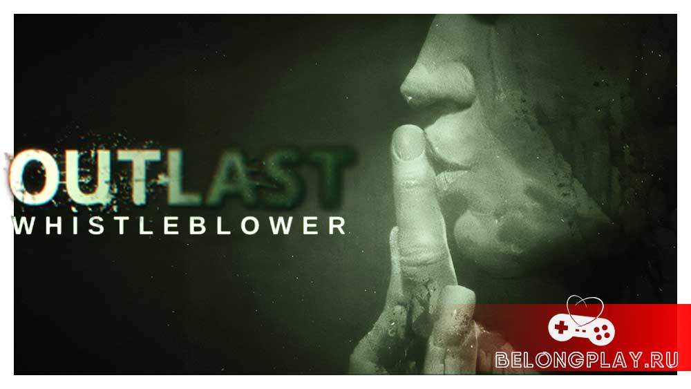 Outlast: Whistleblower game cover art logo wallpaper