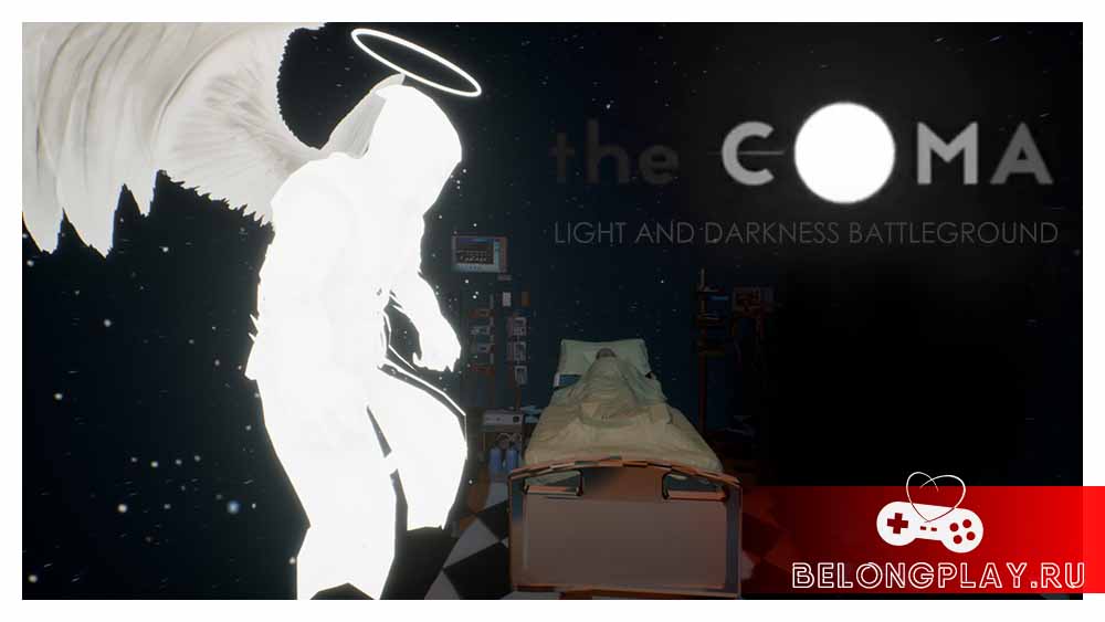 The Coma - light and darkness battleground game art logo wallpaper