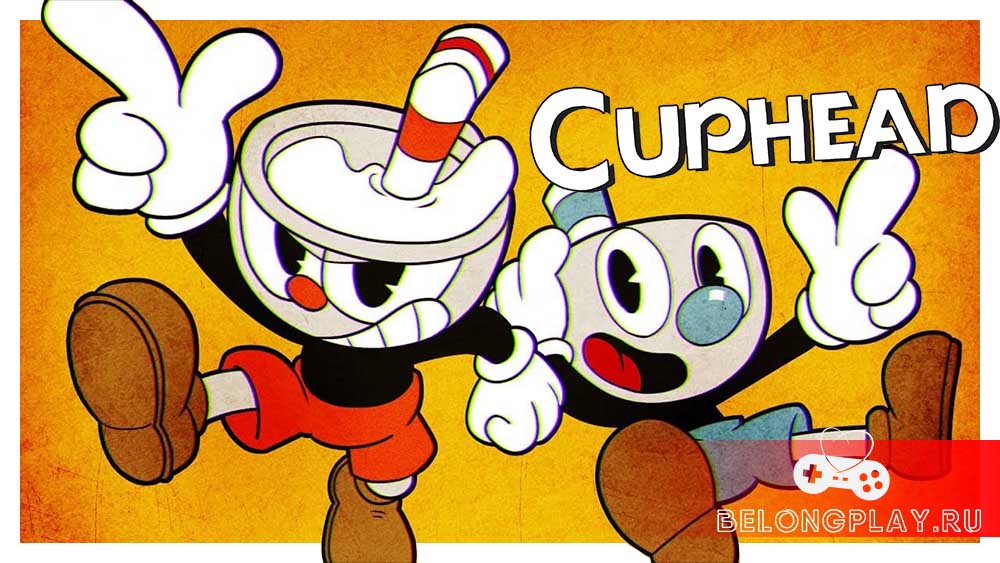 CUPHEAD game cover art logo wallpaper