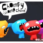 Chompy Chomp Chomp logo wallpaper art