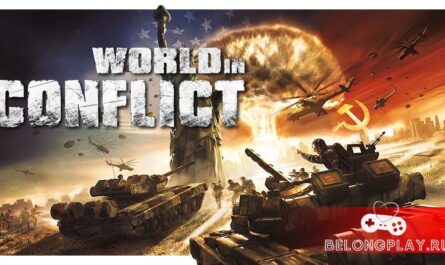 World in Conflict game cover art logo wallpaper