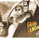 Grim Fandango Remastered logo wallpaper art