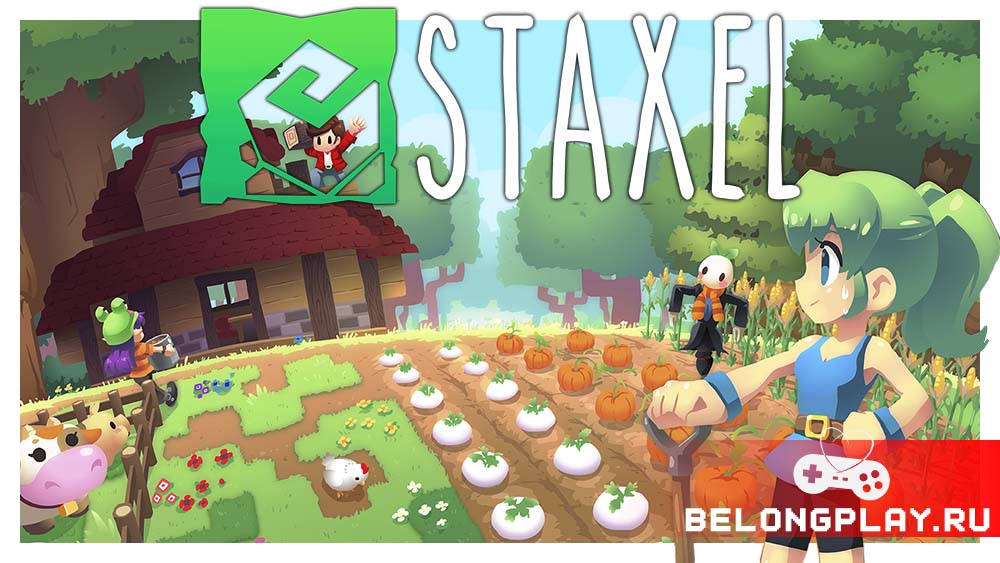 Staxel logo art wallpaper game cover poster console windows pc steam