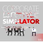 Corporate Lifestyle Simulator game art logo wallpaper