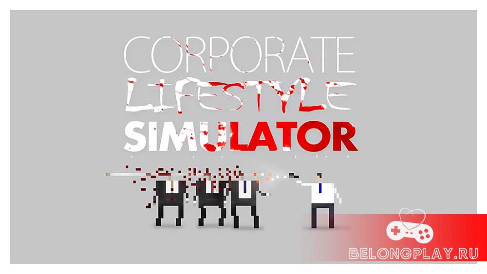 Corporate Lifestyle Simulator game art logo wallpaper