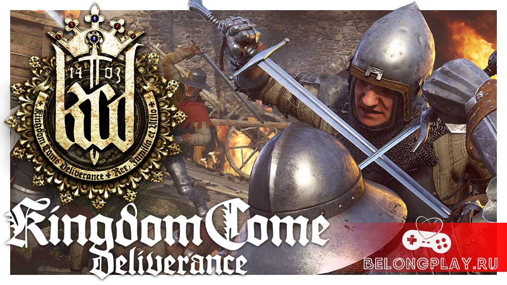 Kingdom Come: Deliverance game cover art logo wallpaper