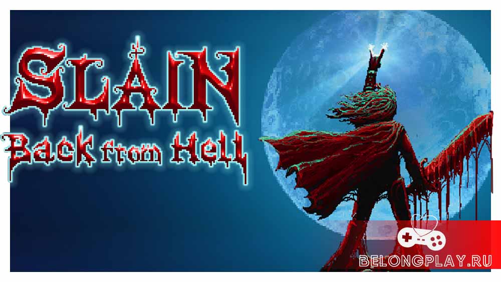 Slain: Back from Hell art logo wallpaper game cover capsule
