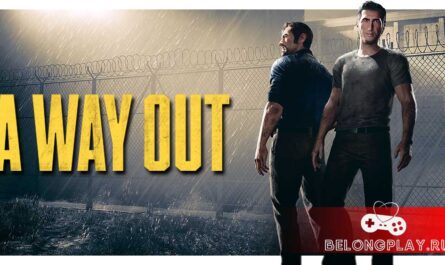 A Way Out game cover art logo wallpaper